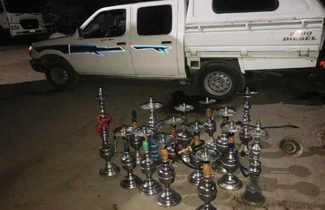 تحرير 155 قضية فى مجال منع تداول الأرجيلة خلال 24 ساعة