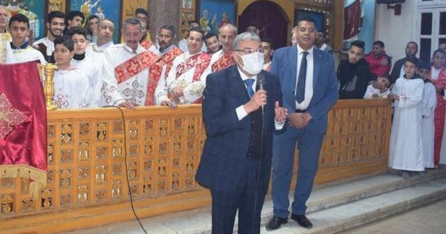 محافظ المنيا يقدم تهنئة عيد الميلاد المجيد للمواطنين في 4 مطرانيات 