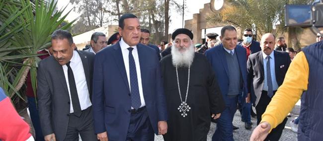 محافظ ومدير أمن البحيرة يشهدان احتفالات عيد الميلاد المجيد
