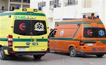 إصابة 6 أشخاص إثر حادث تصادم سيارتين فى البدرشين