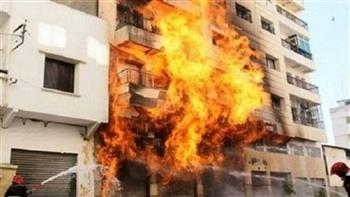   حريق هائل داخل شقة سكنية بالعجوزة والحماية المدنية تسيطر عليه