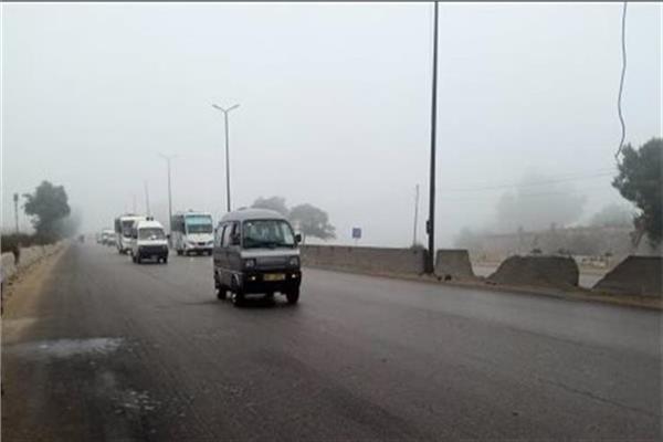 كفر الشيخ: فتح الطريق الدولي الساحلي تدريجيا بعد تحسن الرؤية