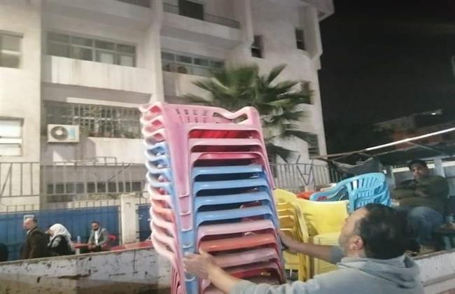 غلق ٨ ورش ورفع ١٩٣ حالة إشغال طريق مخالف بنطاق بالبحيرة