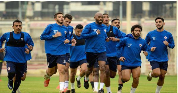تدريبات بدنية للاعبي الزمالك تحت إشراف فيرناندو
