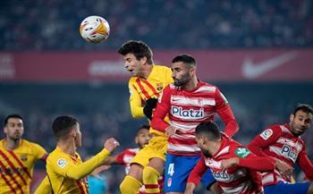 برشلونة يسقط في فخ التعادل مع غرناطة 1-1 بالدوري الإسباني