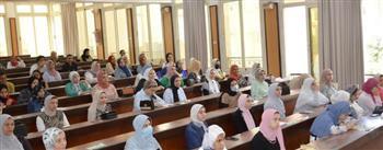 انتظام الدراسة بكليات جامعة طنطا في اول ايام العام الدراسي الجديد 