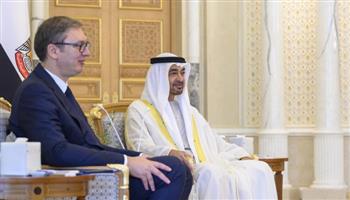   رئيس الإمارات ونظيره الصربي يبحثان العلاقات الثنائية