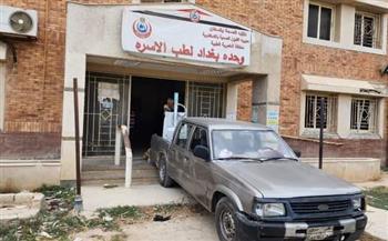 قافلة الصحة تقدم العلاج المجانى لـ 1226 مريض بقرية بغداد بالعامرية 