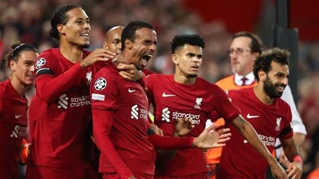 محمد صلاح على دكة بدلاء ليفربول أمام رينجرز في دوري أبطال أوروبا 