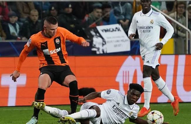ريال مدريد يلحق بالتعادل أمام شاختار الأوكراني في الوقت القاتل 