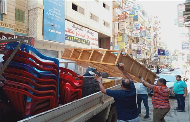 التحفظ على 1201 حالة إشغال متنوع وغلق 10 منشآت وتحرير 53 محضر  بسكندري