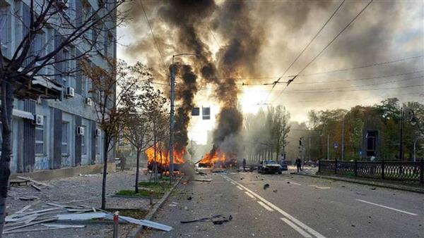 ضربات جوية على العاصمة الأوكرانية كييف