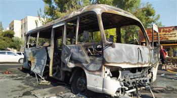   مقتل عدة جنود سوريين فى انفجار حافلة عسكرية بريف دمشق