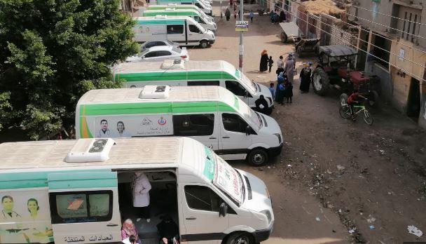 صحة دمياط: الكشف الطبي على 1584 حالة بقرية كفور الغاب ضمن حياة كريمة