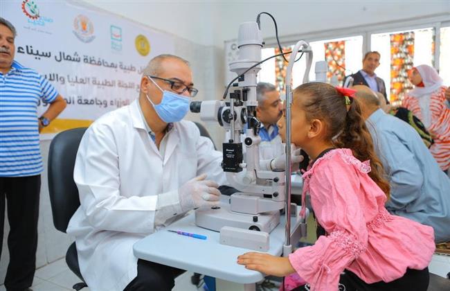 قافلة مجلس الوزراء وجامعة طنطا بـ"العريش" تقدم الرعاية الطبية لـــ 1449 حالة وتصرف الدواء بالمجان