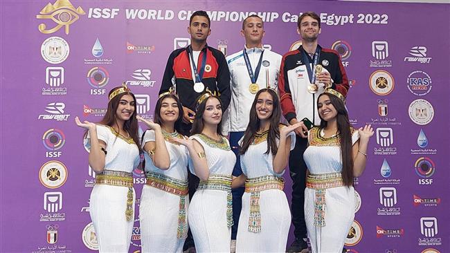 ياسين زكريا يحرز الميدالية الفضية فى منافسات التارجت سبرنت ببطولة العالم للرماية 