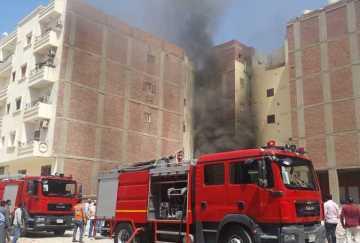السيطرة على حريق اندلع فى شقة بالمطرية