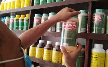   ضبط 1500 عبوة مبيدات زراعية مجهولة المصدر بمدينة النوبارية