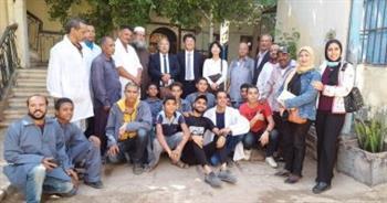 وفد من كوريا الجنوبية يزور مركزي التدريب المهني بمحافظة سوهاج