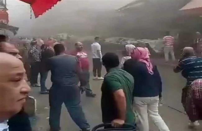 النيابة العامة تنتدب الأدلة الجنائية لتحديد أسباب حريق سوق «شيديا» بالإسكندرية 