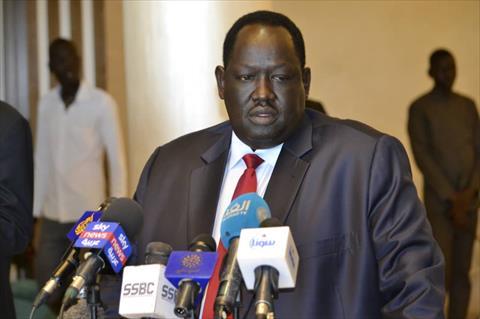 مستشار رئيس جمهورية جنوب السودان للشؤون الأمنية يصل الخرطوم