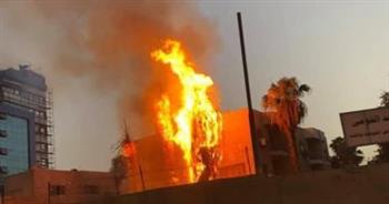   حريق هائل يلتهم مخزن مخلفات مستشفى دسوق العام