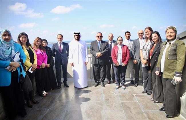 مدير مكتبة الإسكندرية يستقبل سفيرة الثقافة العربية