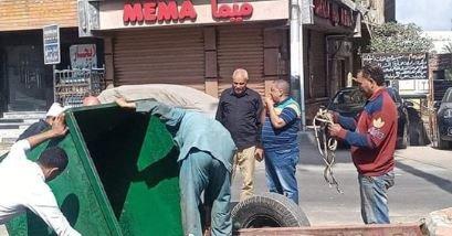 تطوير وإعادة تصميم صناديق القمامة القديمة بغرب المنصورة