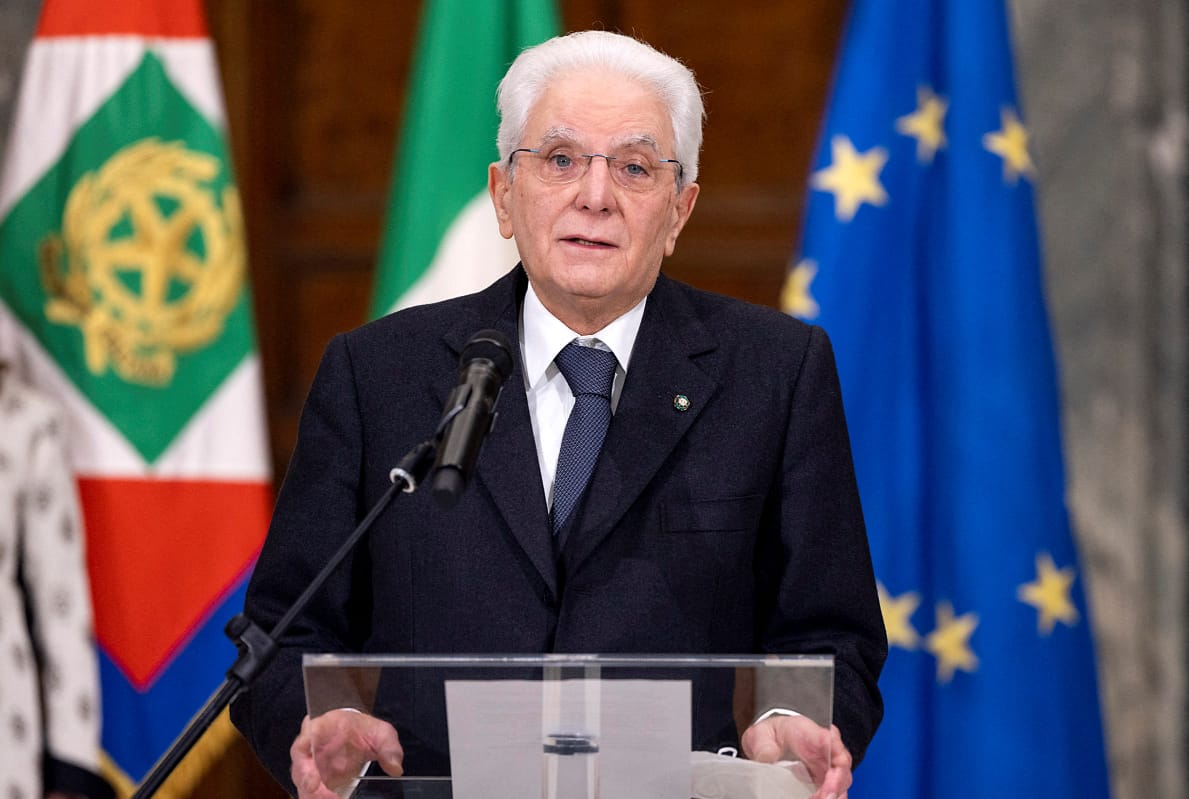 الرئيس الإيطالي يشيد بحديث شيخ الأزهر عن أهمية الحوار بين الأديان