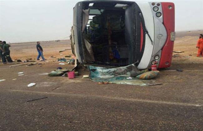 مصرع طالبة وإصابة 6 آخرين فى انقلاب أتوبيس للطلاب بالدقهلية