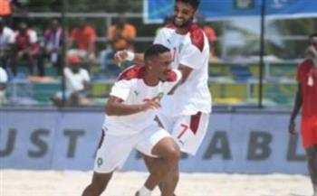منتخب المغرب للكرة الشاطئية يتأهل لنصف نهائي أمم إفريقيا