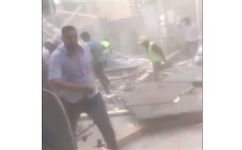   إصابة 5 أشخاص في انهيار سقالات بفيصل