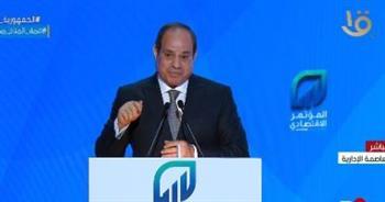 الرئيس السيسي: نحتاج لبناء 60 ألف فصل سنويا