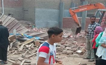   إصابة 6 مواطنين فى انهيار جزء من منزل بقرية بالشرقية