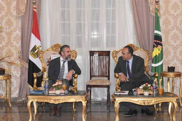 نائب محافظ المنيا يستقبل ممثل منظمة الأمم المتحدة للطفولة في مصر