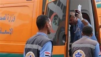إصابة شخصين إثر انقلاب سيارة ربع نقل فى نجع حمادى بقنا