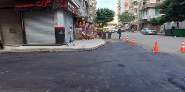 إنهاء أعمال إعادة الشيء لأصله في 5 شوارع بحي غرب الإسكندرية