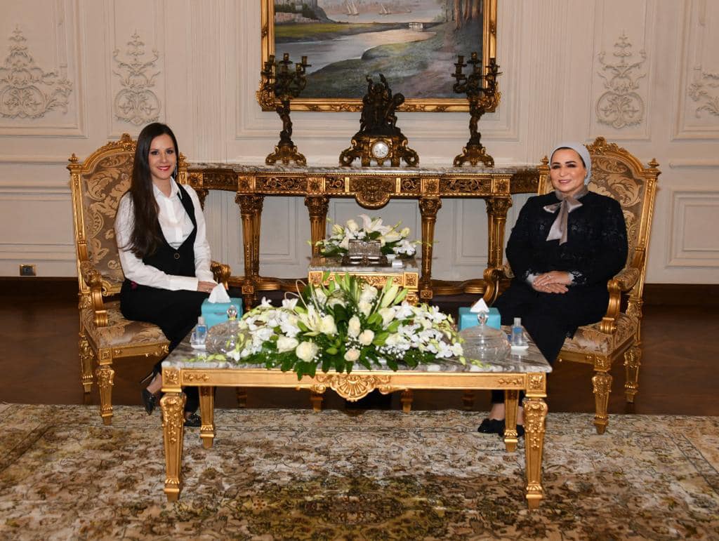 قرينة الرئيس السيسى: أرحب بالسيدة الأولى لصربيا فى بلدها الثانى مصر