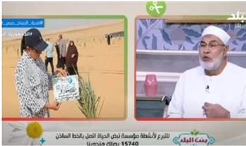 «نبض الحياة»: زراعة 14 فدانا ضمن مشروع وقف النخيل