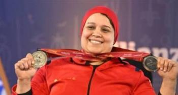 أمل حنفي تحصد ميداليتين في بطولة أفريقيا لرفع الأثقال البارالمبي