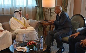   أبو الغيط يلتقي وزير خارجية الكويت قُبيل انعقاد قمة الجزائر