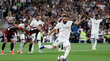 بنزيمة يهدر ركلة جزاء ويحرم ريال مدريد استعادة الصدارة من برشلونة