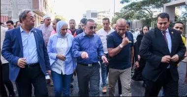 محافظ الإسكندرية: بدء فى أعادة ترميم شارع المدارس بحى المنتزة أول