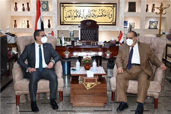 محافظ الفيوم يهنئ رجال العدل بالعام القضائي الجديد 2022/ 2023