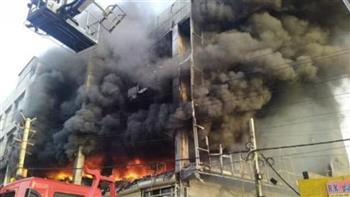   مصرع 4 أشخاص وإصابة 12 آخرين إثر اندلاع حريق في صهريج وقود بالهند
