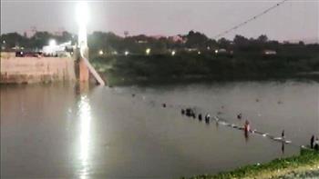  الهند: مقتل 40 شخصا على الأقل وإصابة العشرات في انهيار جسر معلق غربي البلاد