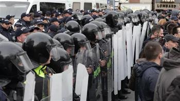   منظمو الاحتجاجات فى مولدوفا يعلنون اعتقال 80 متظاهرا