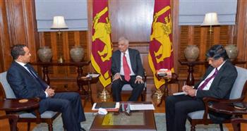   الرئيس السريلانكي يستقبل السفير المصري في كولومبو