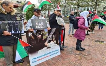   وقفة مع الشعب الفلسطيني في السويد تنديداً بجرائم الاحتلال