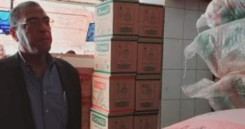   تموين بورسعيد يضبط سوبر ماركت بحوزته نصف طن أرز مدعم داخل مخزن